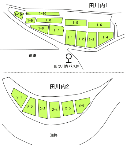 田川内区画割図