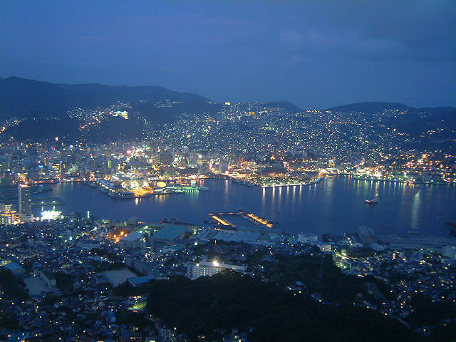 稲佐山から見た長崎の夜景1