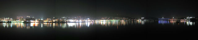 丸尾町護岸から見た長崎の夜景