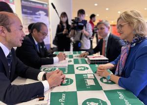 パーク核兵器廃絶国際キャンペーン事務局長との面会（11月27日）の画像