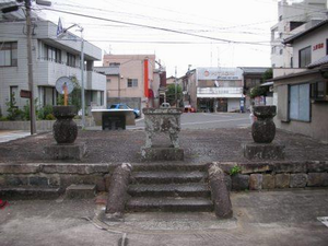 唐人墓地祭場所石壇