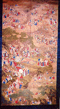 絹本著色仏涅槃図