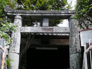 古川町天満宮の鳥居