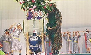 中里獅子浮立の画像