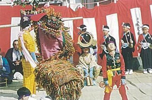 小ケ倉獅子舞の画像