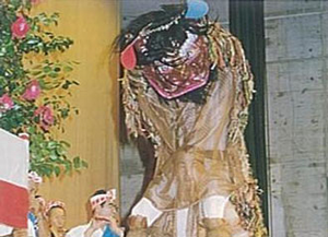 鍬踊獅子舞の画像