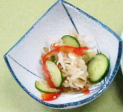 切り干し大根のごま酢あえ