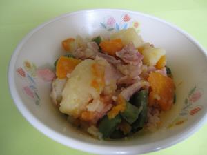 じゃがいものベーコン煮の画像