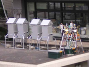 有害大気汚染物質サンプリング状況の画像