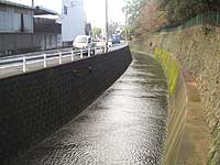 下の川都市下水路(平和地区)整備前