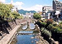 中島川水辺のゾーンの画像