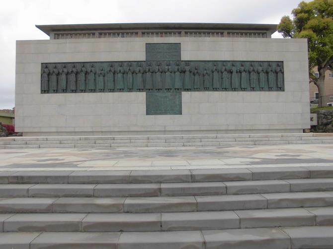 日本二十六聖人殉教記念碑の画像