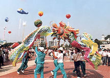 福州の街の様子