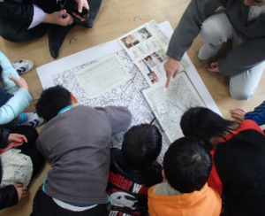 地域防災マップ作成の様子 その2
