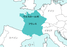 ヴォスロール村の地図
