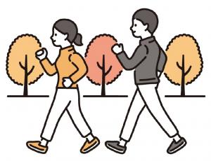 ウオーキングイラスト