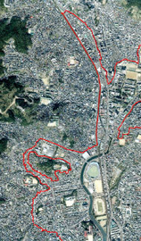 戦災復興地区の空撮の画像1