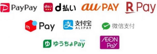 使用できるコード決済の画像