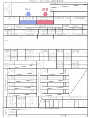 給与所得の源泉徴収票