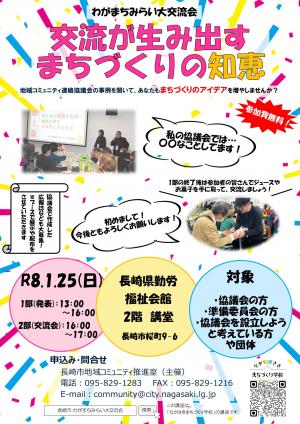 大交流会チラシ　写真