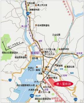 唐人屋敷周辺散策マップの画像1