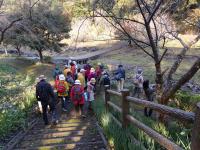 西山木場バス停付近