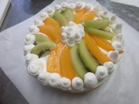 魅惑のフルーツデコレーションケーキの完成