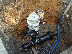 工事現場（消火栓の設置）1