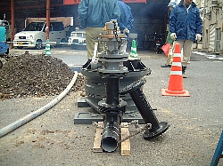 工事現場（消火栓の設置）2