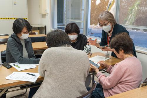 スマホサロンの様子