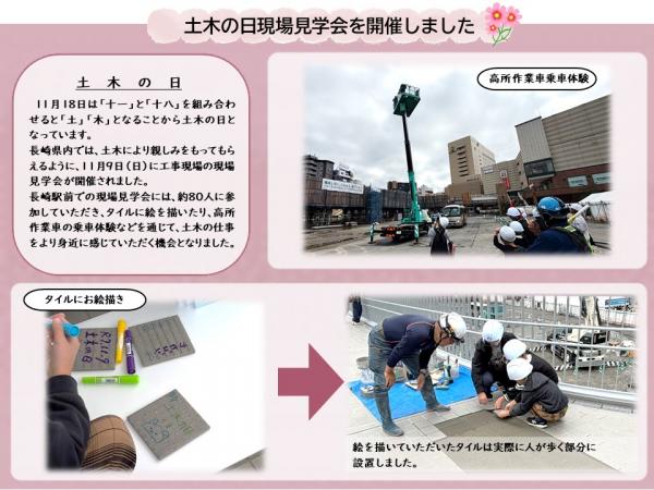 現場見学会を開催した際の状況です