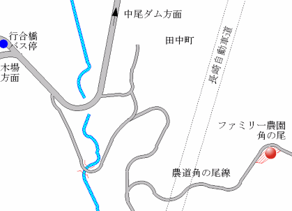 角の尾地図