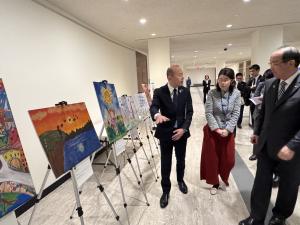 バナー展示視察