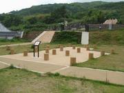 柱穴群表示の木柱