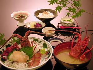 贅沢！伊勢海老料理の画像