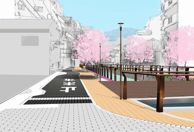 岩原川プロジェクト整備イメージの画像