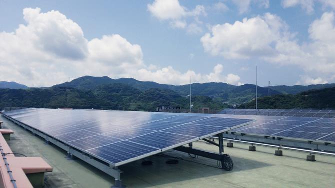 ながさきソーラーネット高城台小学校発電所の画像