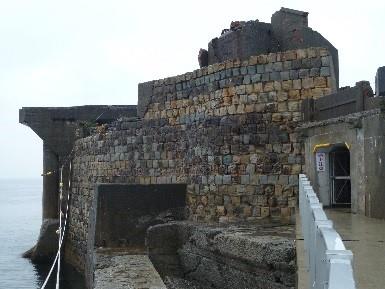 石積擁壁の写真