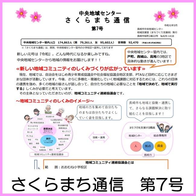 さくらまち通信　第7号の画像