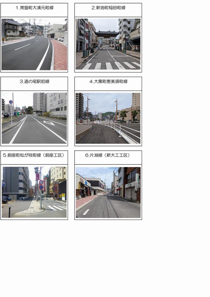 施工写真：都市計画街路事業