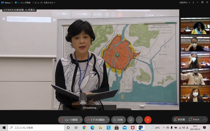 被爆体験記の朗読の画像