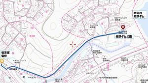 低部ダム公園周辺地図