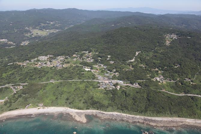 外海の大野集落(空撮)