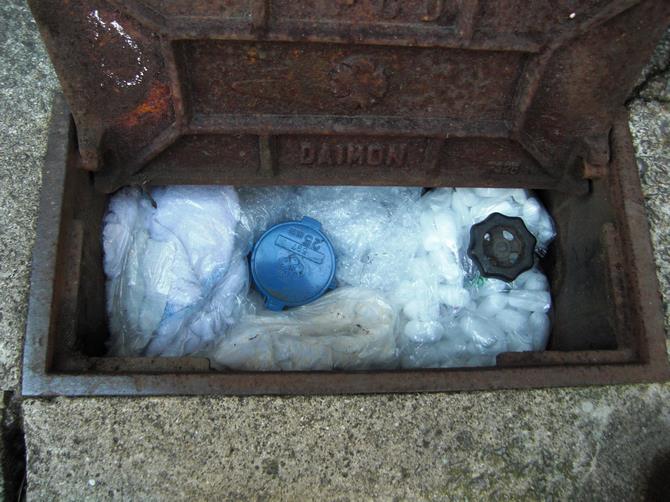 メータボックス内保温