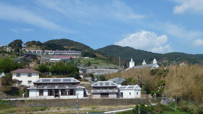 出津教会と旧出津救助院の画像