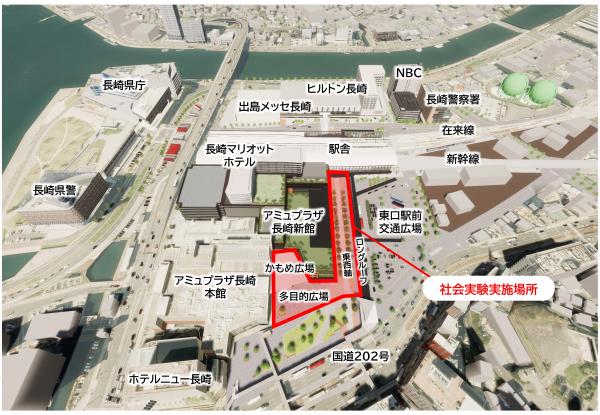 社会実験実施場所